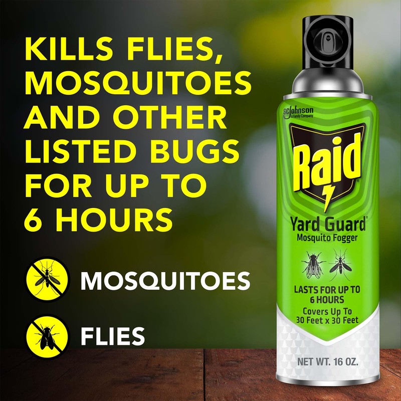 Raid Yard Guard Mosquito Fogger, 16 oz