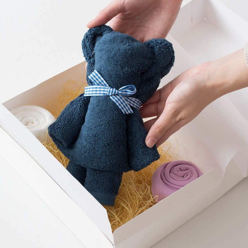 Bloom Imabari Towel, Towel Bear, Towel Gift, Bear & Flowers,