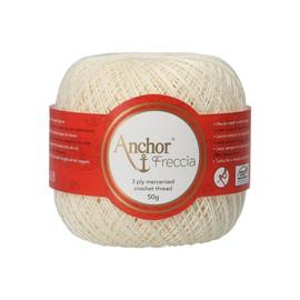 Anchor 4772012-06650 Crochet Yarn, 100% Cotton, 6650, Thickness 12, 85 g