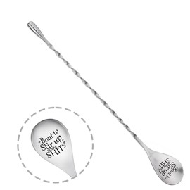 Cocktail Mixing Spoon Gifts for Grandma Birthday Christmas Gifts for Son Daughter Best Friend Friendship Gifts for Women Dad Retirement Gift for Cocktail Fans Bar Spoon Gifts for Mom Dad