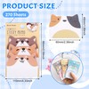 Yelltale Cute Sticky Notes, 6 Pack 270 Sheets Mini Kawaii