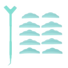 10 Uds Rizador de Permanente de Pestañas Almohadilla Permanente, Rizador de Permanente de Pestañas de Silicona Almohadilla de Permanente Reutilizable Pestañas Permanente Almohadillas de Silicona Maqui