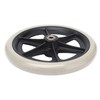 Wheelchair Wheel 8in PU Walker Caster Replacement Skidproof with Ball