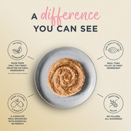 Reveal Grain Free Cat Food, Wet Cat Food, Tuna Fillet with Salmon Pate Recipe, 24 Count, 2.47 Ounce Cans