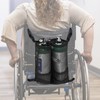 Mediss Wheelchair Dual Oxygen Tank Holder - O2 Cylinder Carrier