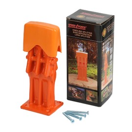 SPEED FORCE Firewood Kindling Log Wood Splitter – No Axe!Wedge Point Splits Firewood