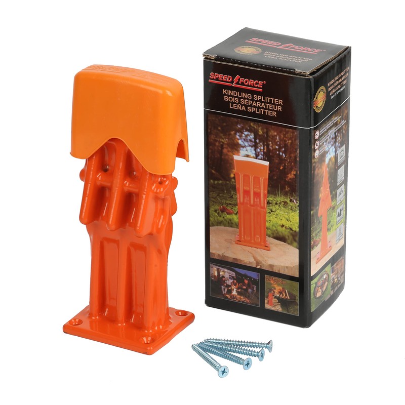 SPEED FORCE Firewood Kindling Log Wood Splitter – No Axe!Wedge