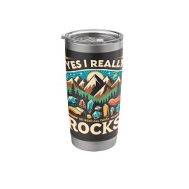 Geologists Rock Geology Earth Scientists Mineral Collectors Stainless Steel Insulated Tumbler