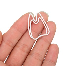 Paper Clips, 100 Pieces Tooth Shaped Paper Clips, Memo Note Clips, Bookmark Clips, Cute Paper Clips, School, Office Supplies