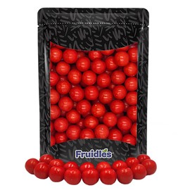 Fruidles Hot Cinnamon Chewing Gum Balls Flavored Candy Buffet Treats, Machine Size Refills, Kosher Certified Parve, 1" Inch (2 Pounds)