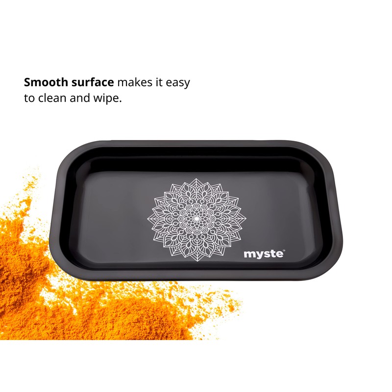 MYSTE Rolling Tray 27 cm x 16 cm (Mandala)