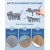 DURAMIC 3D Matte PLA Filament 1.75mm Gray, 1kg Cardboard Spool