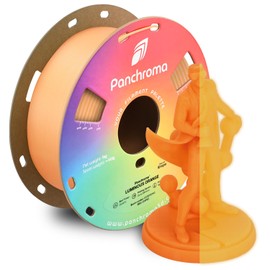 Polymaker Panchroma PLA Filament, Luminous Orange 1.75mm 3D Printing Filament, 3D Printer PLA Filament, Fit Most FDM 3D Printers, 1kg Spool (2.2lbs)