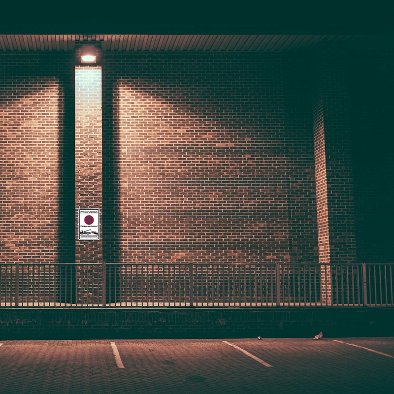 Privatparkplatz Sign Parking Prohibited (20 x 30 cm Plastic) –