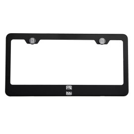 KA Matte Black Rolls Royce Logo Mirror Laser Etched License Plate Frame Screw Cap