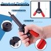 Glarks 92 Piece Rivet Gun, Fixing Tool and 6 Sizes