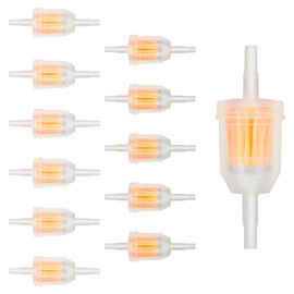 Xkzhrr Petrol Filter 6 mm, Set of 12 Universal Fuel Filters 6 mm/8 mm, Petrol Filter for Motorcycles, Lawn Mowers, Scooters, Mopeds, Petrol Filters (12) Fuel Filter Diesel, Petrol Filter 8 mm