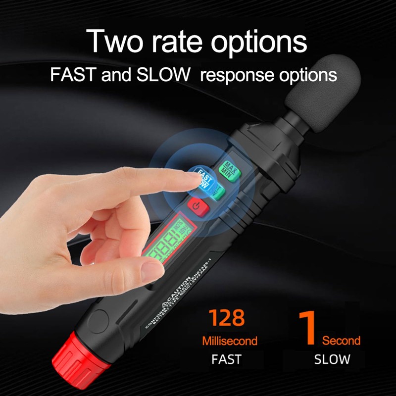Lancoon Decibel Meter Digital Sound Level Meter 30-130dB Data Hold