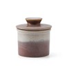 XELA Ceramic Butter Crock, The Original Reactive Two-Colour Glaze, Butter