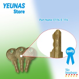 E114 E-114 Paper Towel Keys Replacement for Toilet Paper Dispenser, Paper Towel, Toilet Tissue & Soap Dispensers (3 Pack)