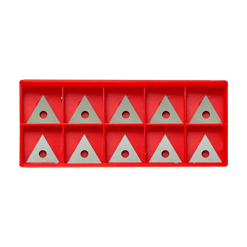 Zorqon 1" Triple-Edge Triangle Carbide Paint Scraper Blade, 10Pcs Double-Edged