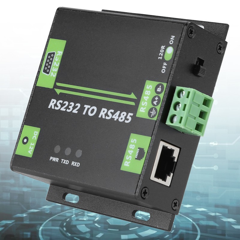 RS232 to RS485 Converter Electromagnetic Isolation Asynchronous 2‑Way Adapter Module