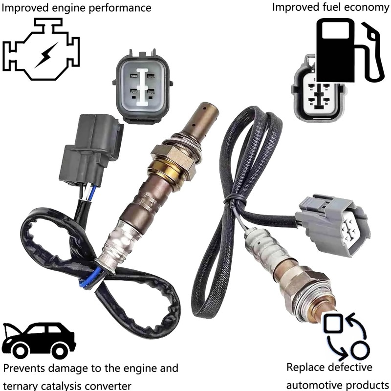 Dropwater 1 Pair Upstream and Downstream Oxygen O2 Sensors Compatible