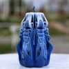 Christmas Original Blue Candles-Decorative Hand Carved for Mom-Jewelry Carved Candles-Gift