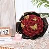 Waipfaru 36 Pcs Glitter Roses Bouquet, DIY Fake Flowers Bouquet,