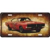 SMART BLONDE The General Lee Metal License Plate