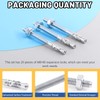 Glarks 20Pcs 5/16" x 3-1/2" Wedge Anchors Zinc Plated Heavy