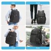 SWICKY RICOOI Vacuum Rolling Backpack,50L Roller Travel Laptop Backpack with