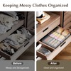 DIMJ Drawer Organiser System Drawer Organiser - Fabric Storage Box,