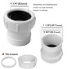 1 1/4 to 1 1/2 Sink Drain Adapter, Slip Joint