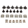 25pcs Engine Underbody Fixing Clips Screws KIMISS MC3003 Engine Splash