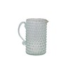 Creative Co-Op Hand Blown Glass Hobnail Pitcher, Clear