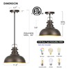 Haolaike 3 Packs Farmhouse Pendant Lights Kitchen Island Adjustable Pendant