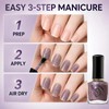 10ML Glitter Nail Polish, Quick Dry Holographic Sparkle, No UV