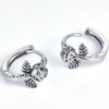 Stainless Steel Retron Vintage Flower Style Holiday Party Stud Earrings