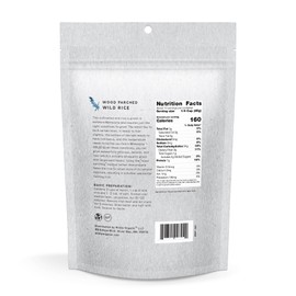 Wildly Organic Wood Parched Wild Rice 16 Oz, 1 lb Bag - Gluten-Free, Kosher, Fat-Free, Pesticide-Free, Insecticide-Free, Quick & Easy, Just Add Water