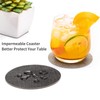 Chitomars Drink Coasters, 12 Pcs with Holder, Dual Sided Non-Slip