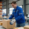 UNINOVA Work Gloves, Crinkle Rubber Latex Palm Coating, Safety Work