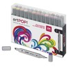 artPOP! Infinity Brush Markers (24 Pack) - Premium Dual Tip