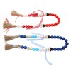 Wooden Bead String DIY Christmas Party Decoration Wall Hanging Long