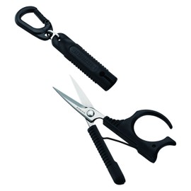 Shimano CT-523N P.E Scissors Sheath Carabiner Size 130 x 37 x 9 cm Black 413604