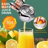 TEZZ Upgrated Extra Large Lemon Squeezer, Heavy Duty Handhelp Orange