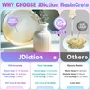 JDiction ResinCrete, Upgraded 20-25 Minutes Working Time, 1000G Water-Based Eco-friendly