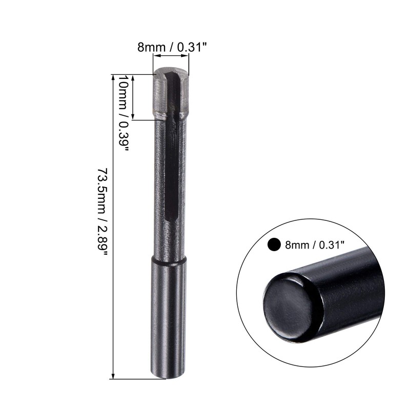 sourcing map 8mm Diamond Core Drill Bits Dry or Wet