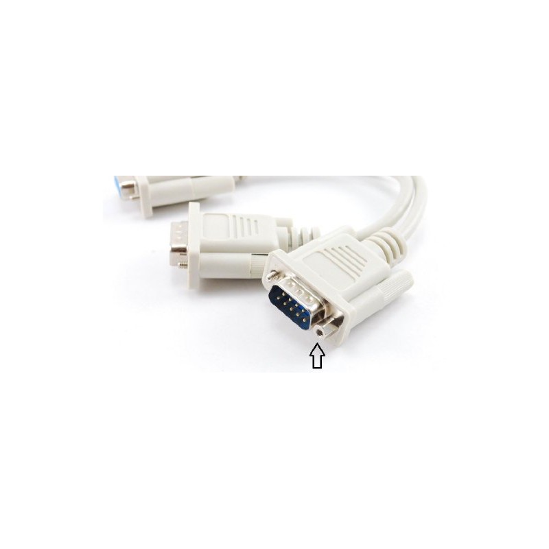 CablesOnline 10-Pack D-Sub Cable End & Bracket Computer Hex Nuts