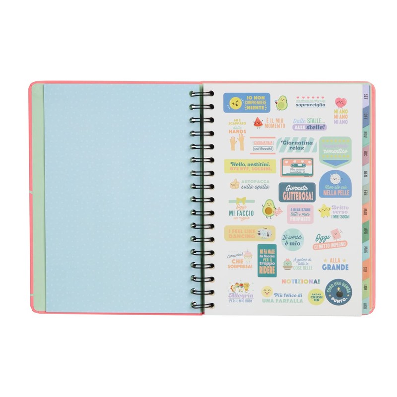 Mr.Wonderful - Teen School Diary 2023-2024 Weekly Pink - Make